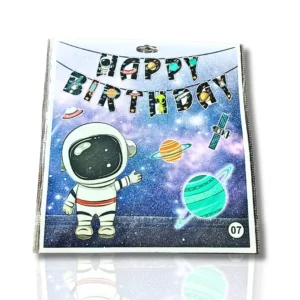 Space Birthday Banner