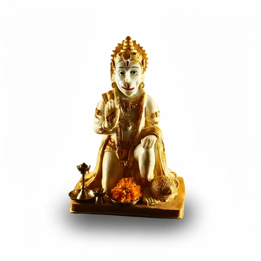 Blessing Lord Hanuman Statue for Home Temple- Saadhya Mart (2)