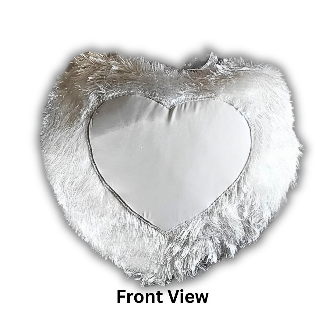 Customized Heart LED Photo Cushion 16x16- Saadhya Mart Front View