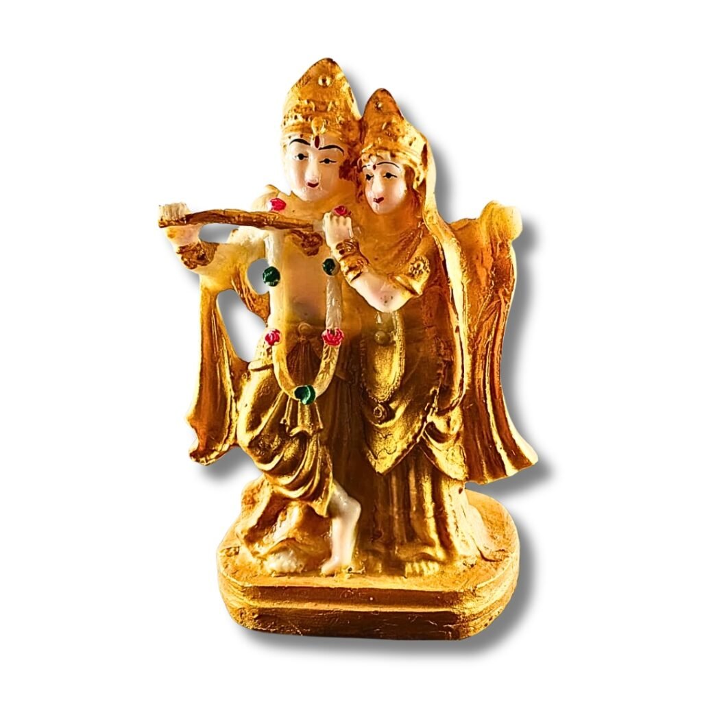 Golden Radha Krishan Vihar Idol - Saadhya Mart (3)