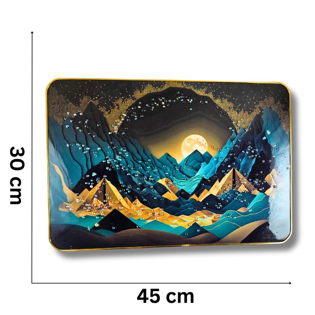 Mountains Range Scenery - Saadhya Mart Size View