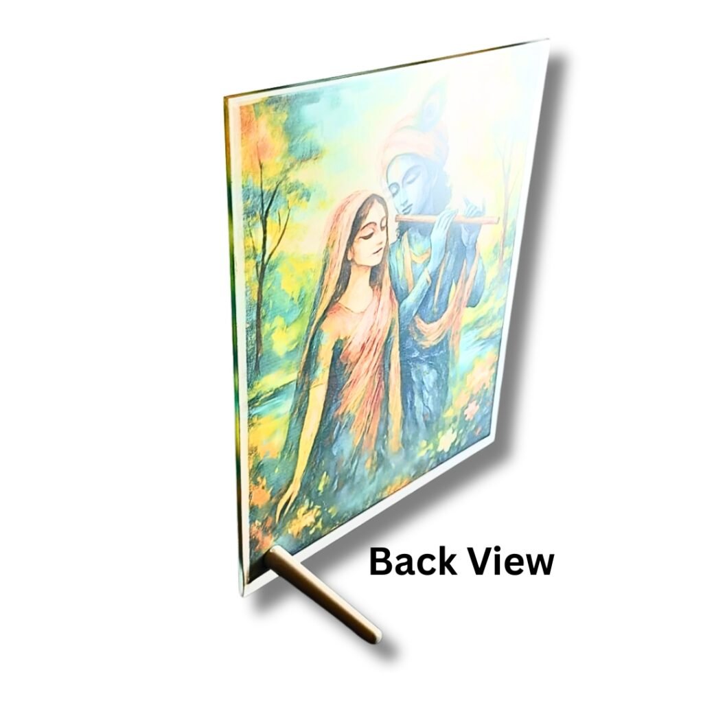 Radha Krishna Table Decor- Saadhya Mart Back View