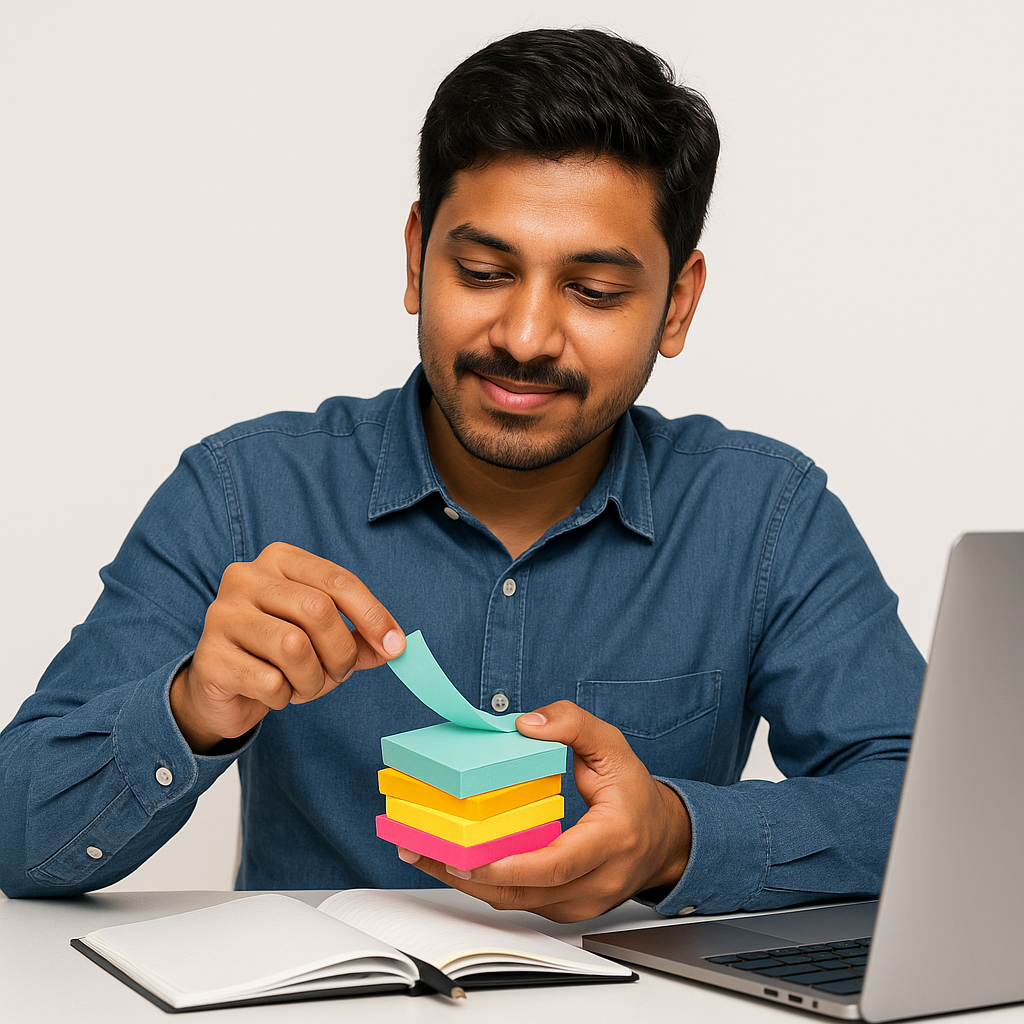 Rainbow Sticky Notes 3x3 Inch- Saadhya Mart (2)