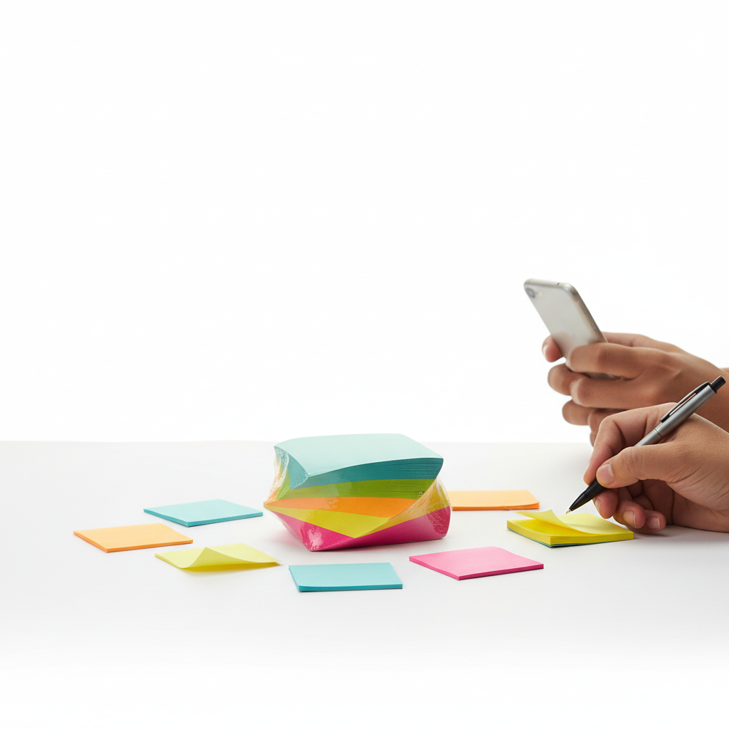 Rainbow Sticky Notes 3x3 Inch- Saadhya Mart (2)