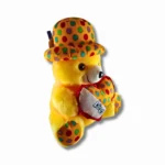 Yellow Teddy Bear with Hat- Saadhya Mart Right VIew