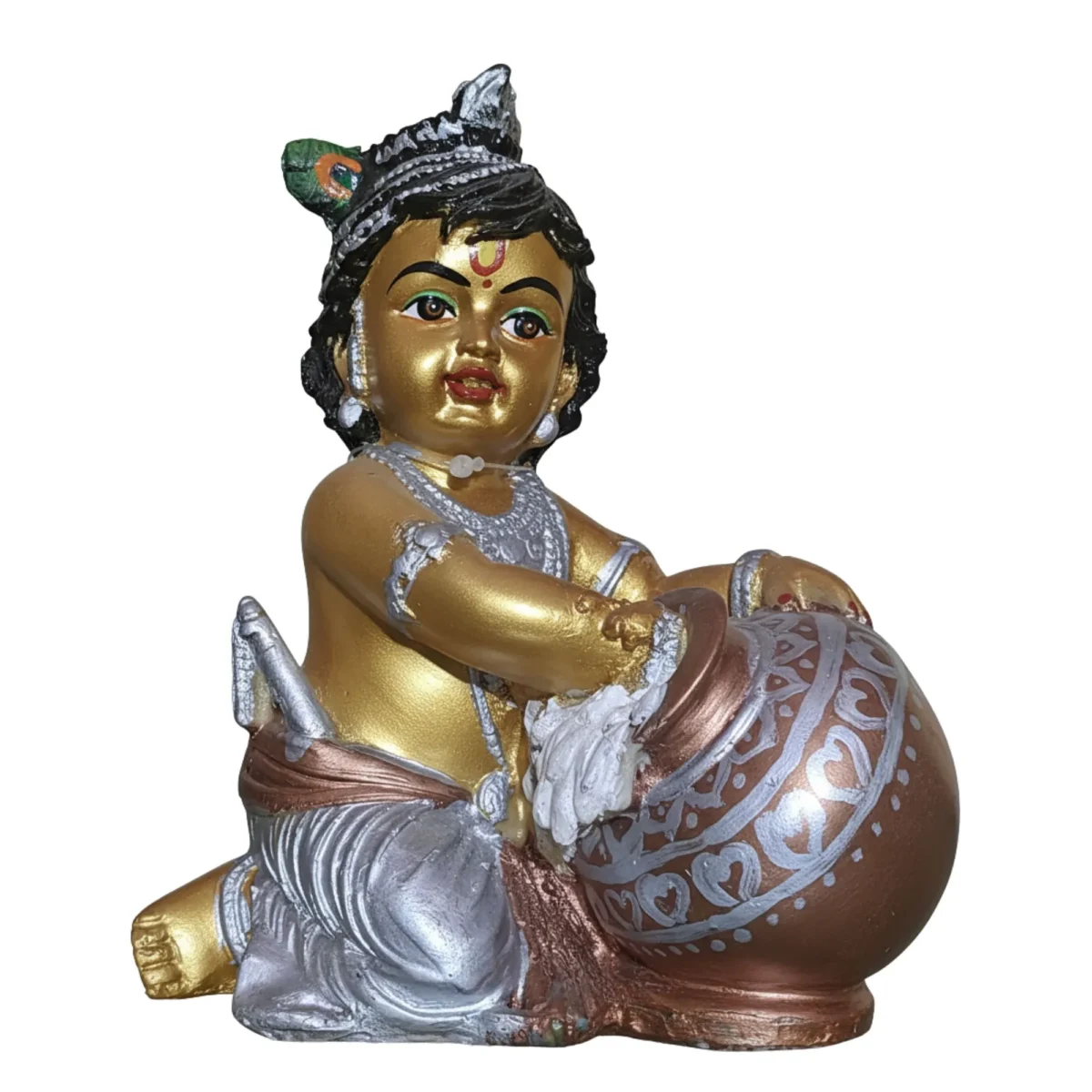 Golden Makhan Chor Idol Front View