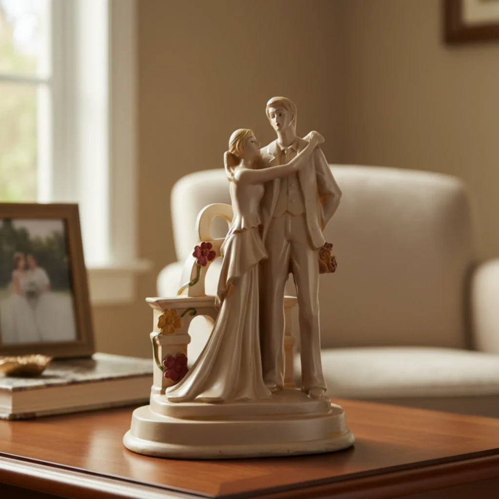 Anniversary Couple on Date Showpiece- Saadhya Mart Live View