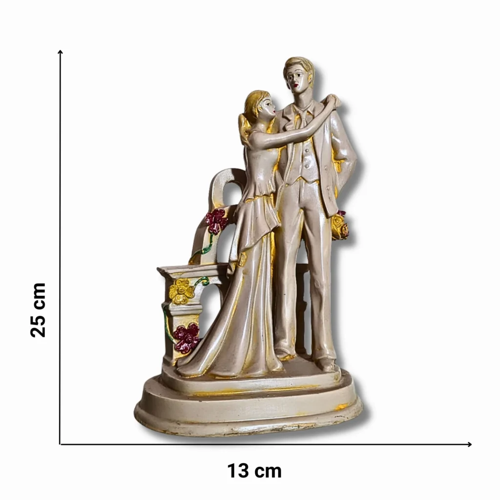 Anniversary Couple on Date Showpiece- Saadhya Mart Size View