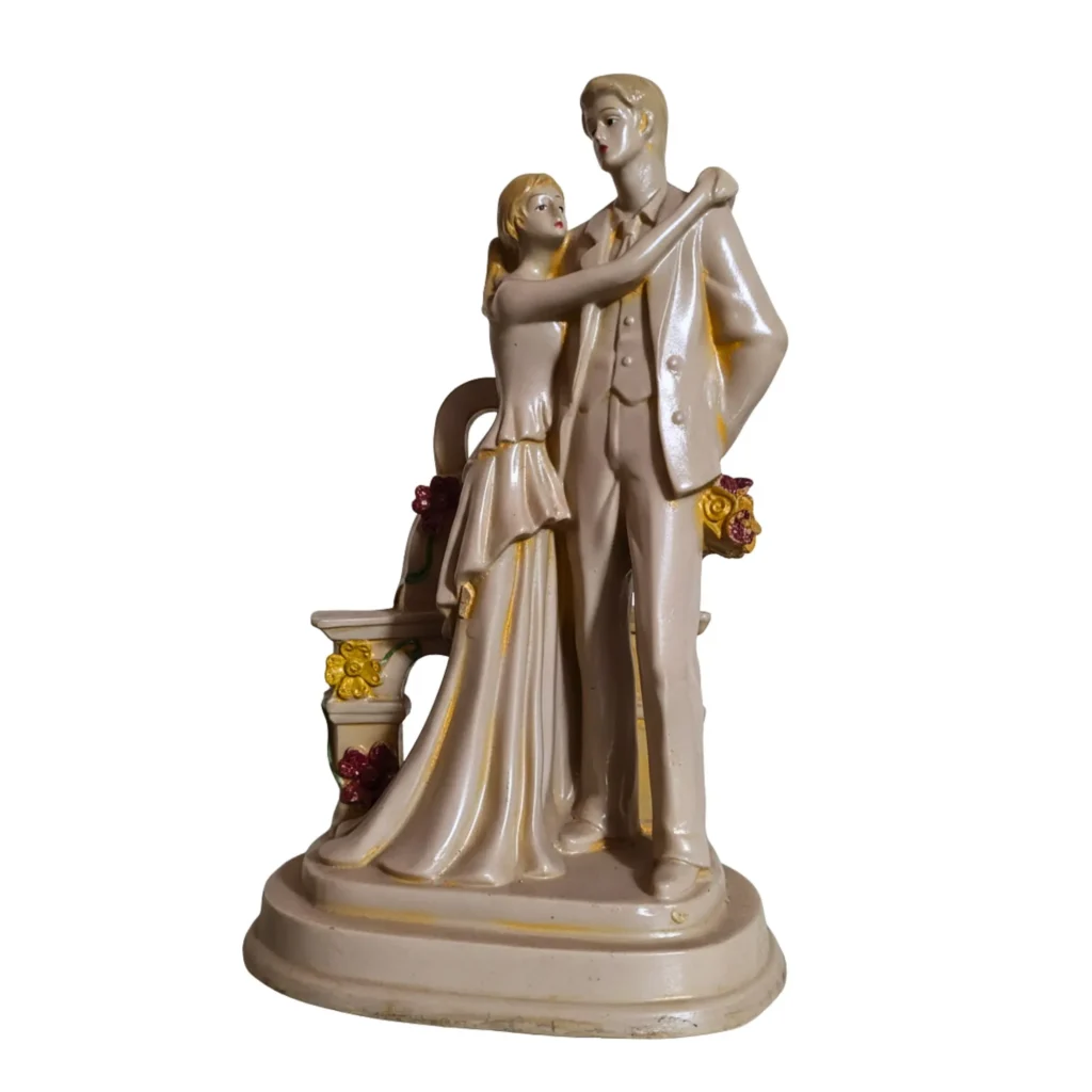 Anniversary Couple on Date Showpiece- Saadhya Mart Slight Left View