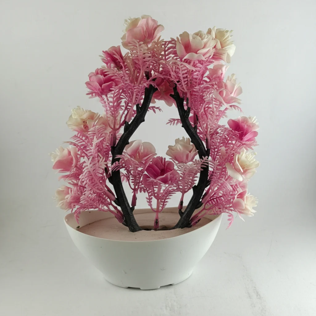 Artificial Pink Flower Plant - Saadhya Mart (6)