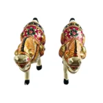 Handcrafted Decorative Horse Pair Showpiece – 10 cm - Saadhya Mart (10)