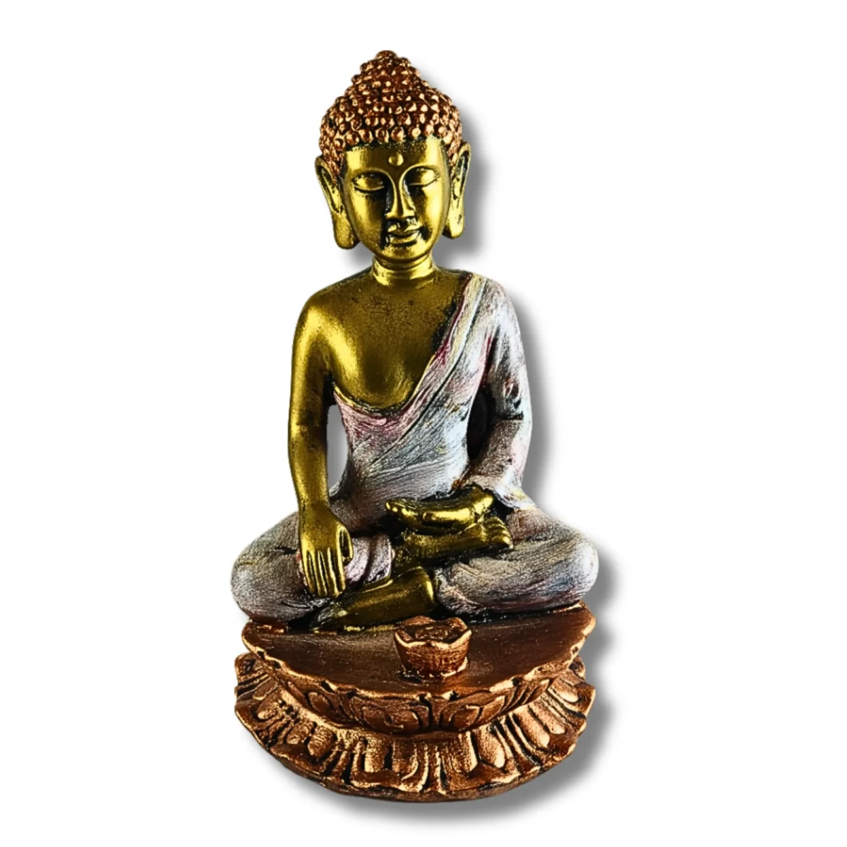 Meditating Buddha Idol - Saadhya Mart Front View