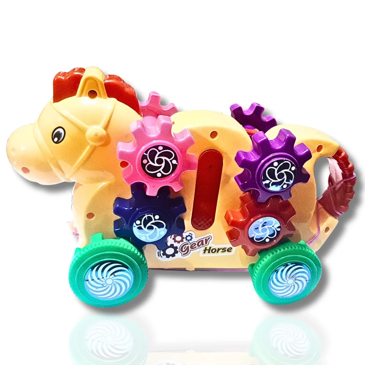 Gear Horse musical Toy with Lights for Kids | Pull Along Toys | Saadhya Toys