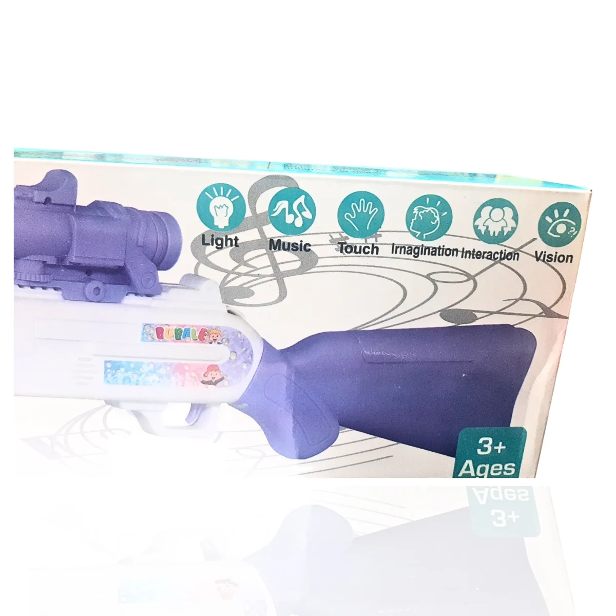 Rechargeable Musical Bubble Gun- Saadhya Mart (5)